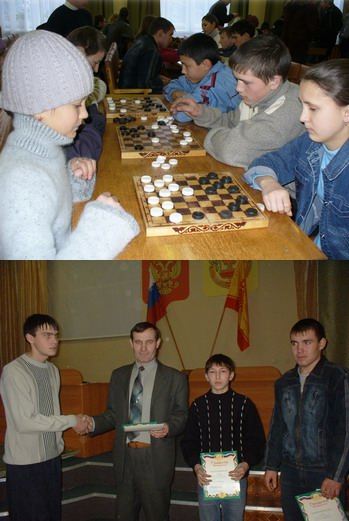 В Шумерлинском районе прошли соревнования по шашкам в зачет Спартакиады школьников